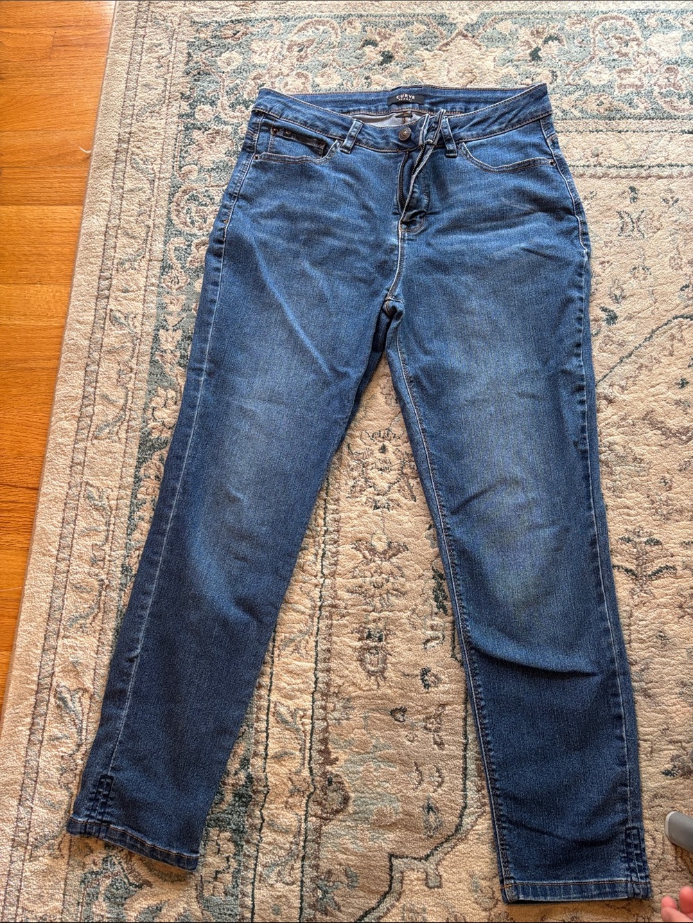 Women’s Dark Blue High-Rise Skinny Jeans